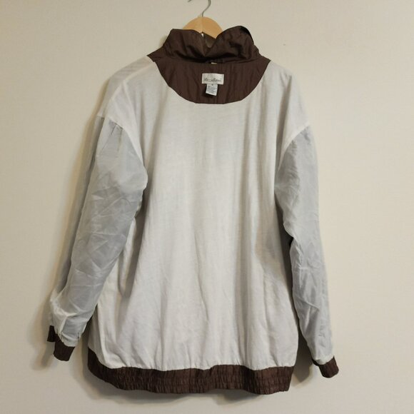 Vtg Windbreaker Maggie Barnes Animal Print Patches Women 1 X Athleisure Y2K - Picture 14 of 15